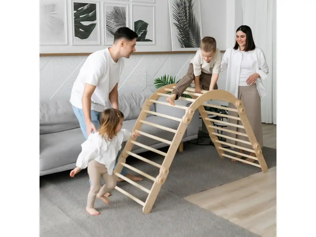 Klimset L Naturel – Groot Houten Klimtoestel