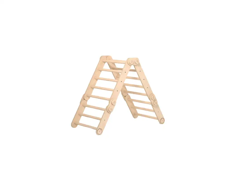Klimset S Naturel – Houten Klimtoestel voor Kinderen | BusyKids
