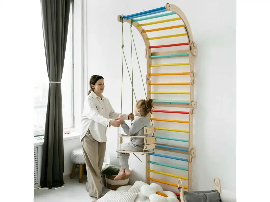 Wandbevestiging voor BusyKids Klimset